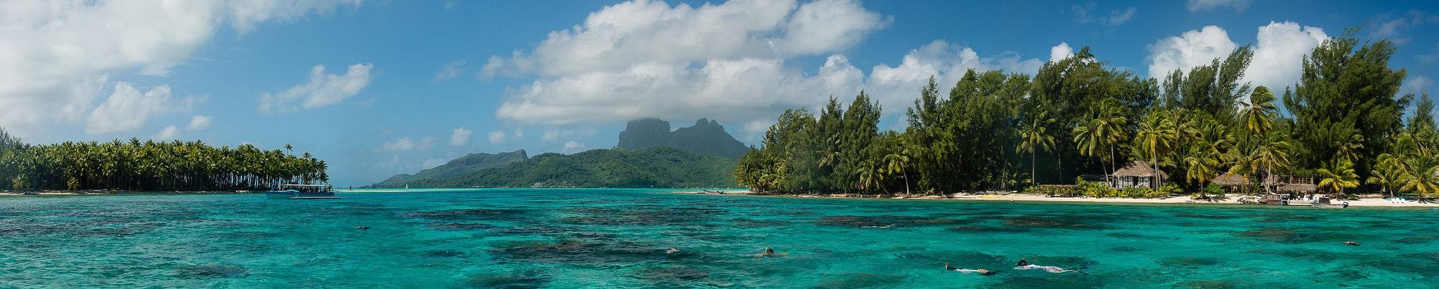 Gorgeous Panoramic Picture of Bora Bora taken by Herve 