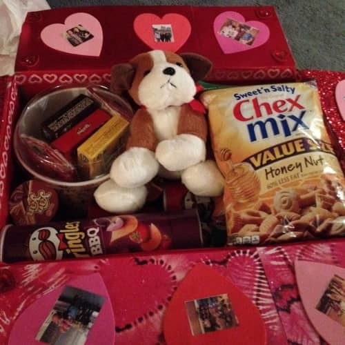 Cute Valentines day care package for your long distance relationship