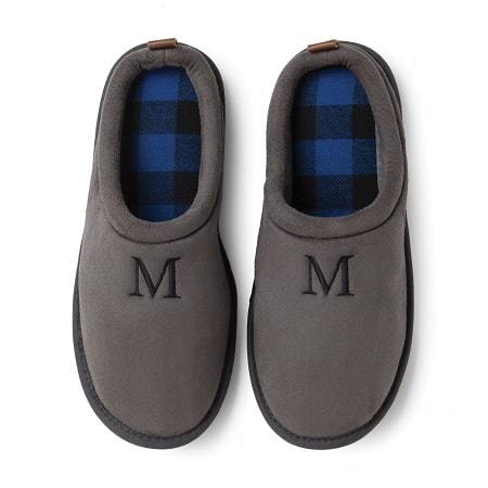 Keep him comfy and warm this winter with these personalized slippers for Valentine's Day