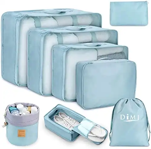 Packing Cubes for Travel, 8Pcs Travel Cubes (multiple colors available)