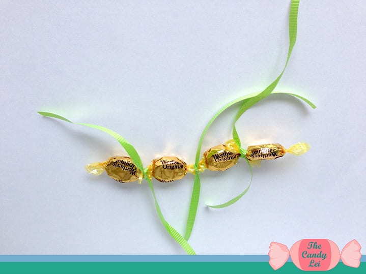 Tiw werthers candies together to form your lei