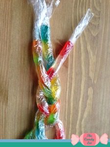 How to Braid a Gummy Worm Candy Lei - The Candy Lei