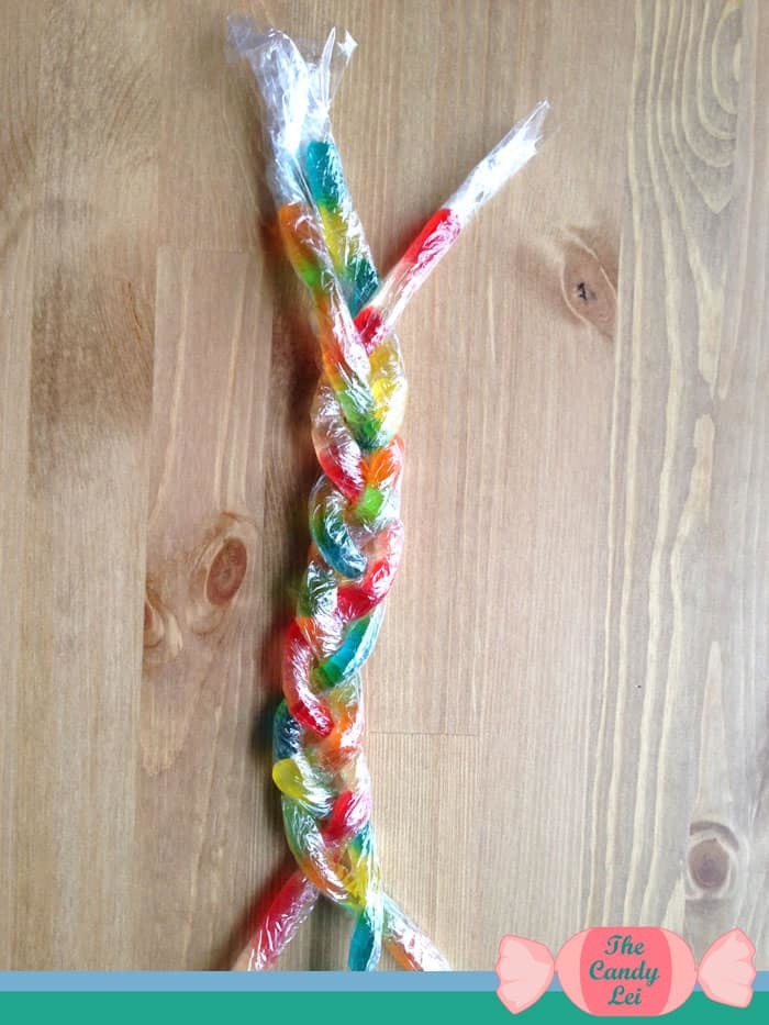 How to Braid a Gummy Worm Candy Lei