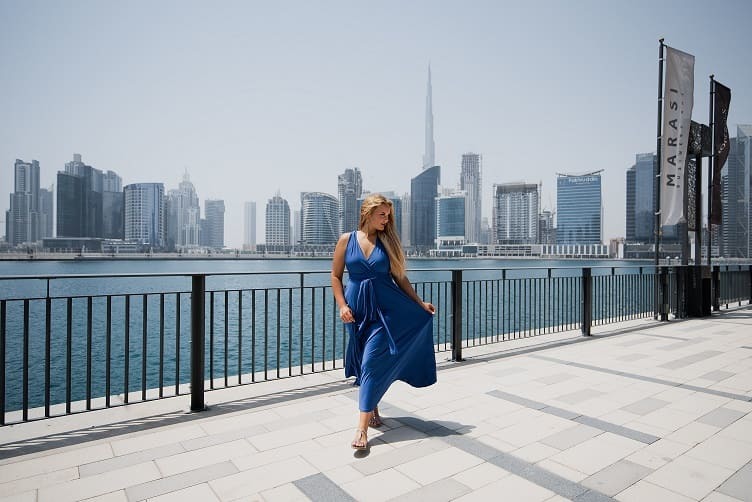 Check out these beautiful blue graduation dresses