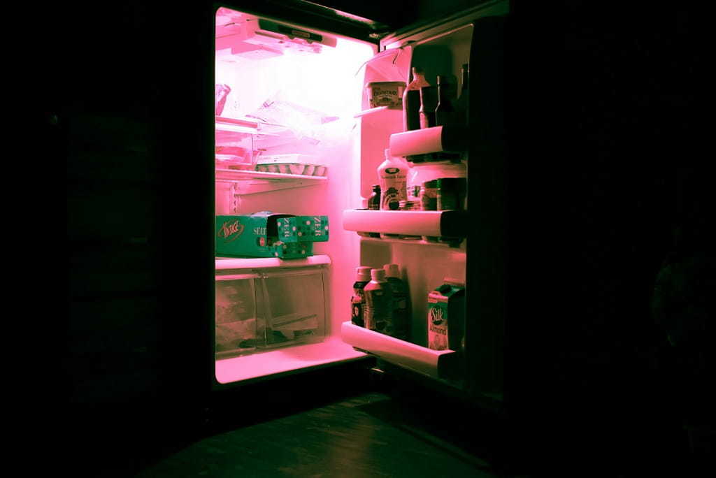 Dorm snacks-mini-fridge